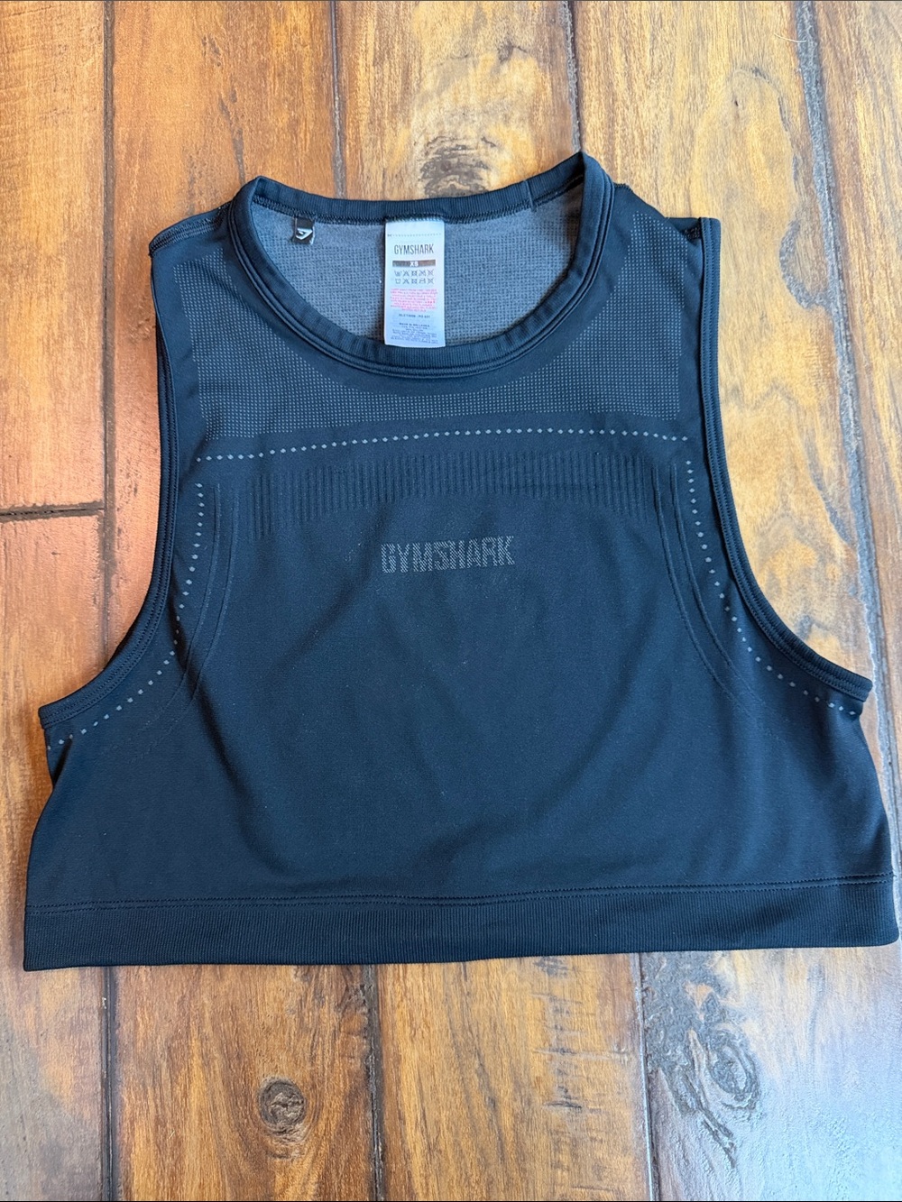 Gymshark Black Seamless Crop Tank